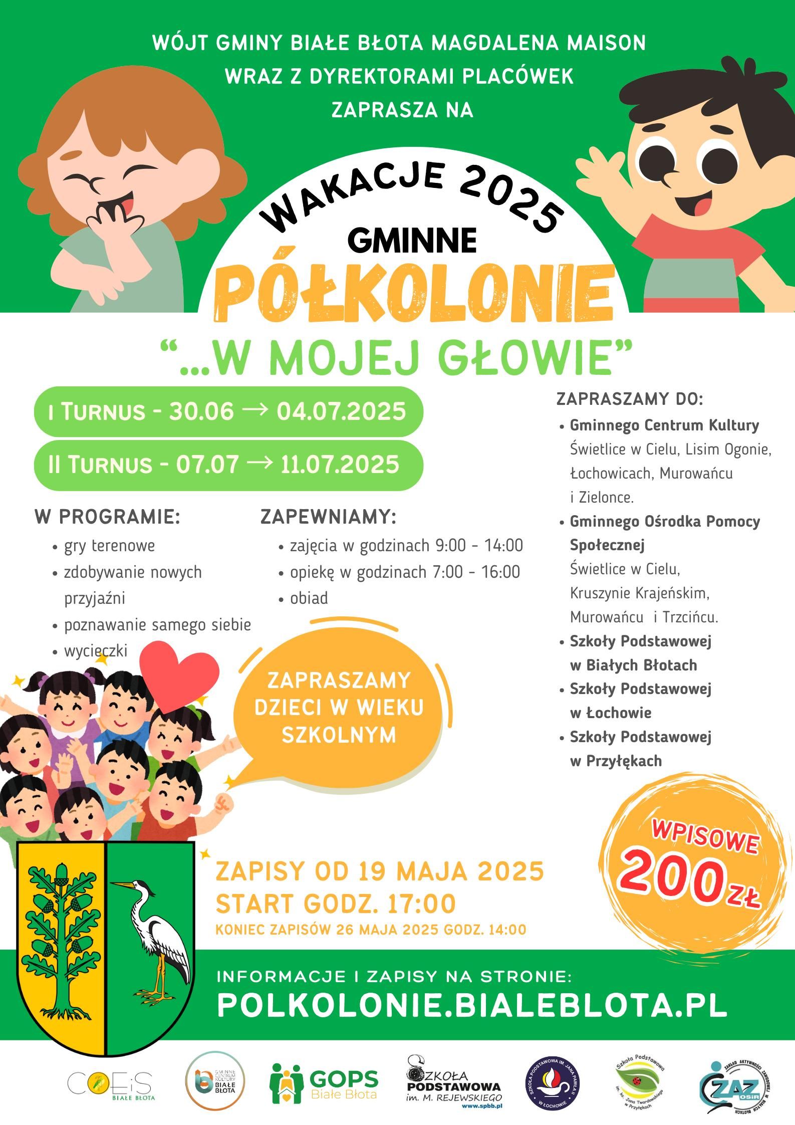 Gminne Półkolonie „… w mojej głowie”
